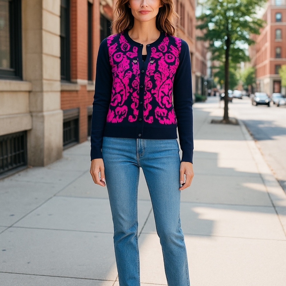 August Silk Sweater size XL